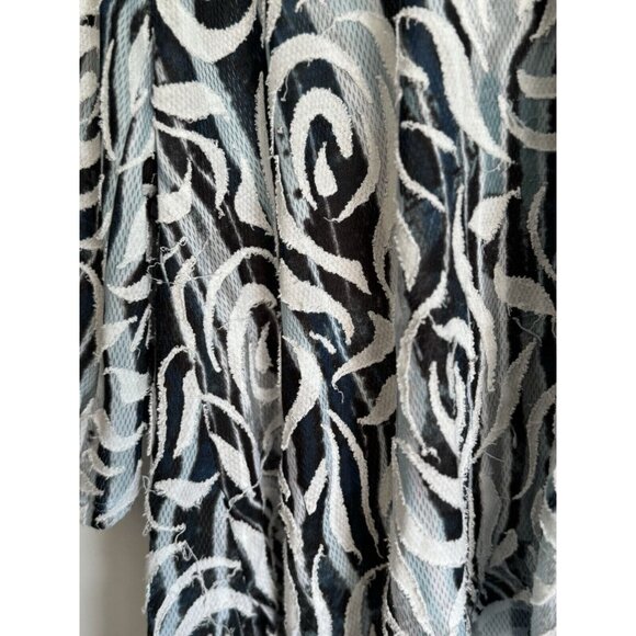 John Mark Tunic Top  Women's Size L Artsy Whimsical Flowy 3/4 Sleeves Old Money - Picture 6 of 13